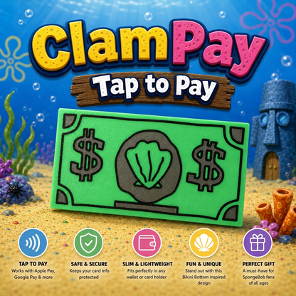 ClamPay™ Tap to Pay Shell Dollar
